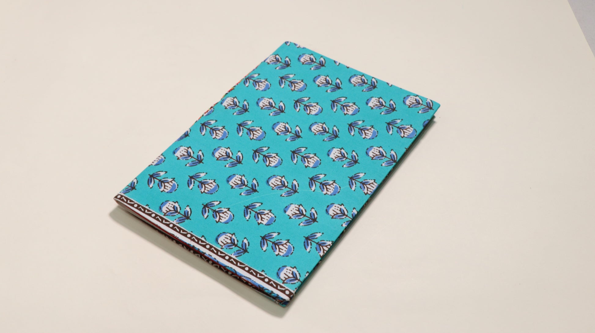 A5-Sky blue floral journal