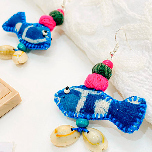 Fish Colorful earrings