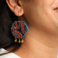 Shatkoni Ajarakh Earrings