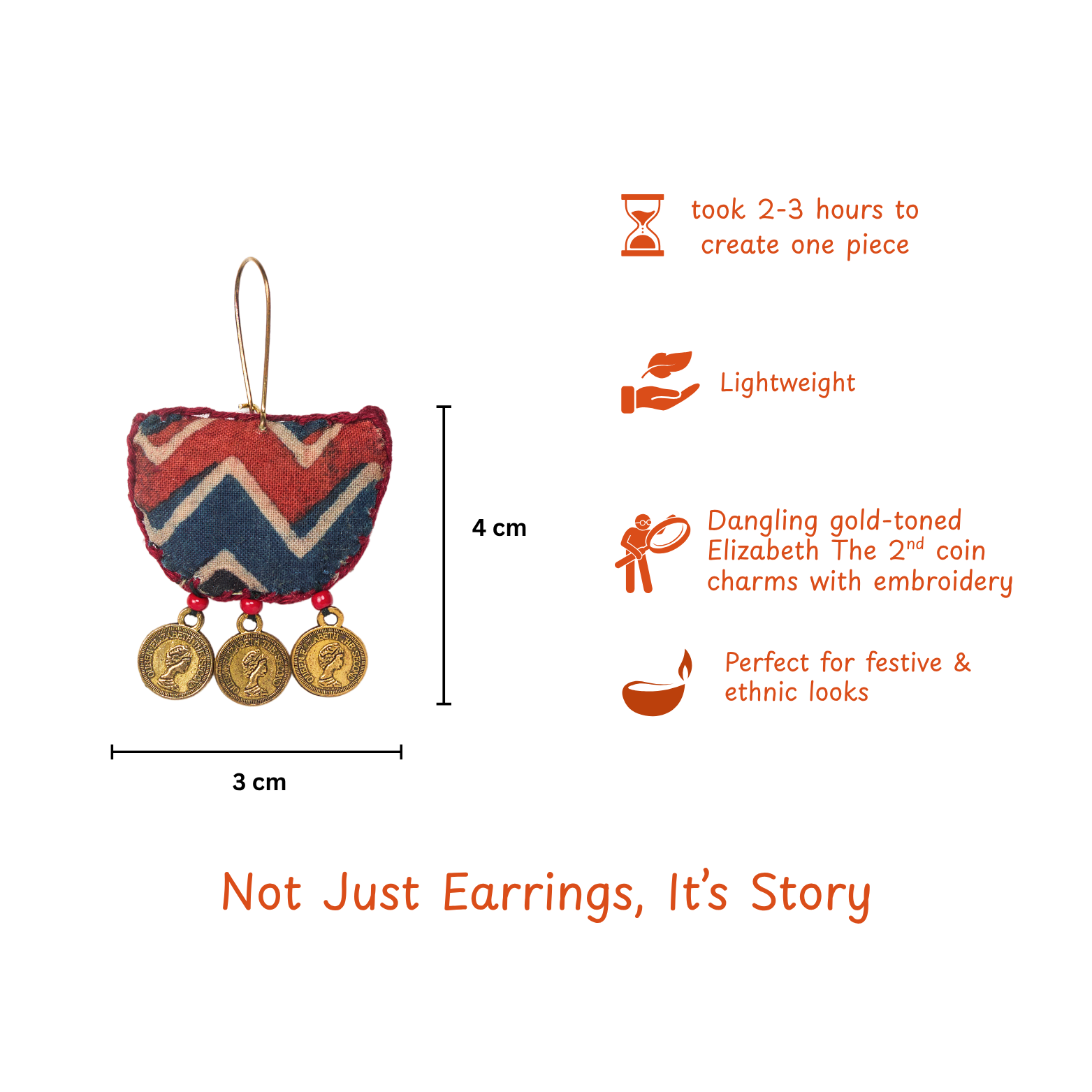 Ardhachandra Saaj Earrings