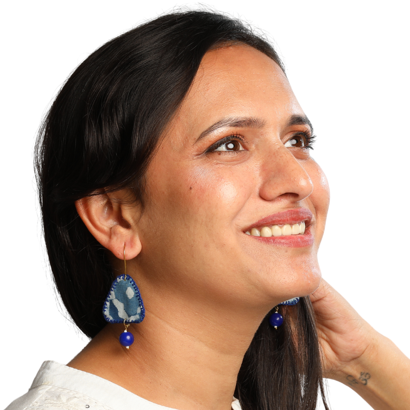 Neel Trikona Earrings