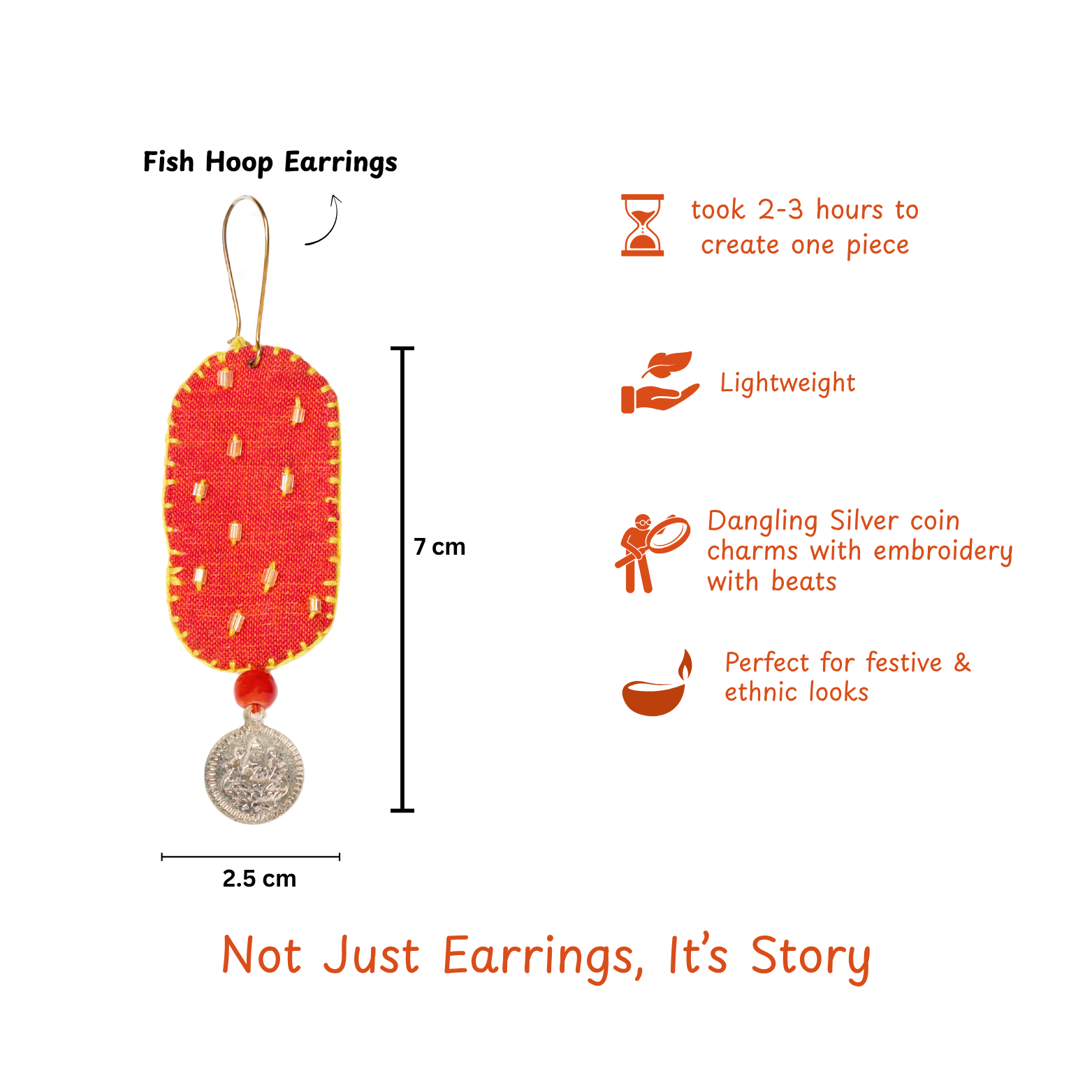 Kesariya Daali Earrings