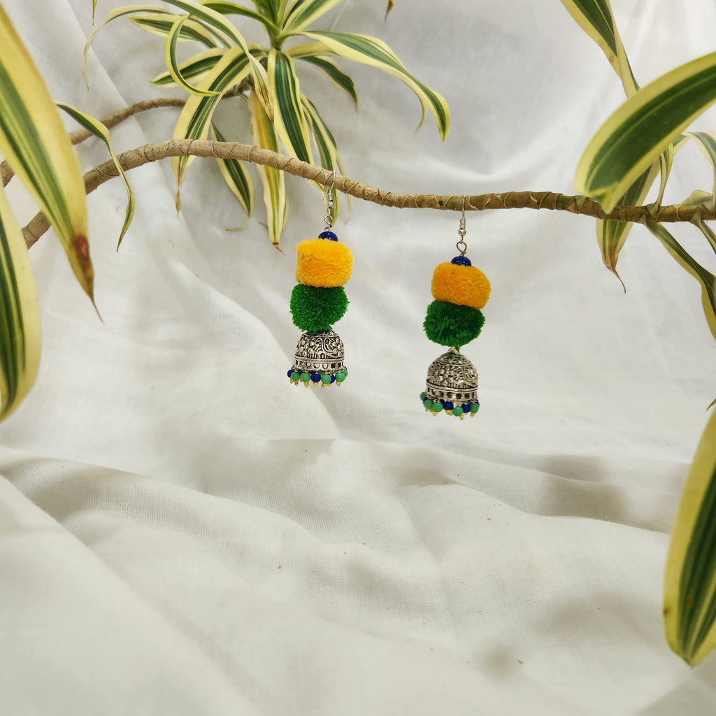 Pom Pom Earrings