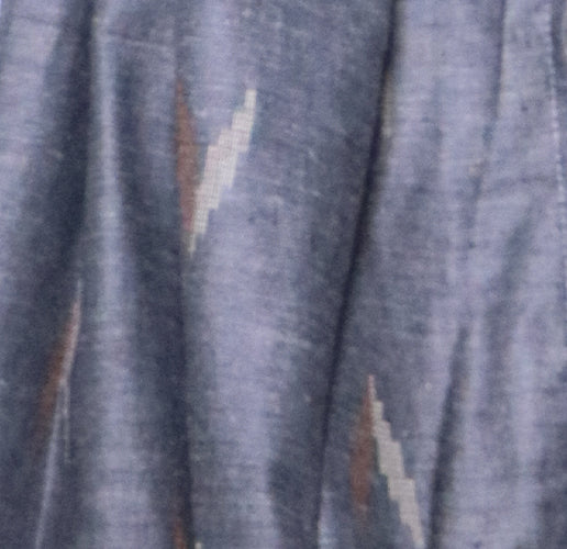 Steel grey Ikat