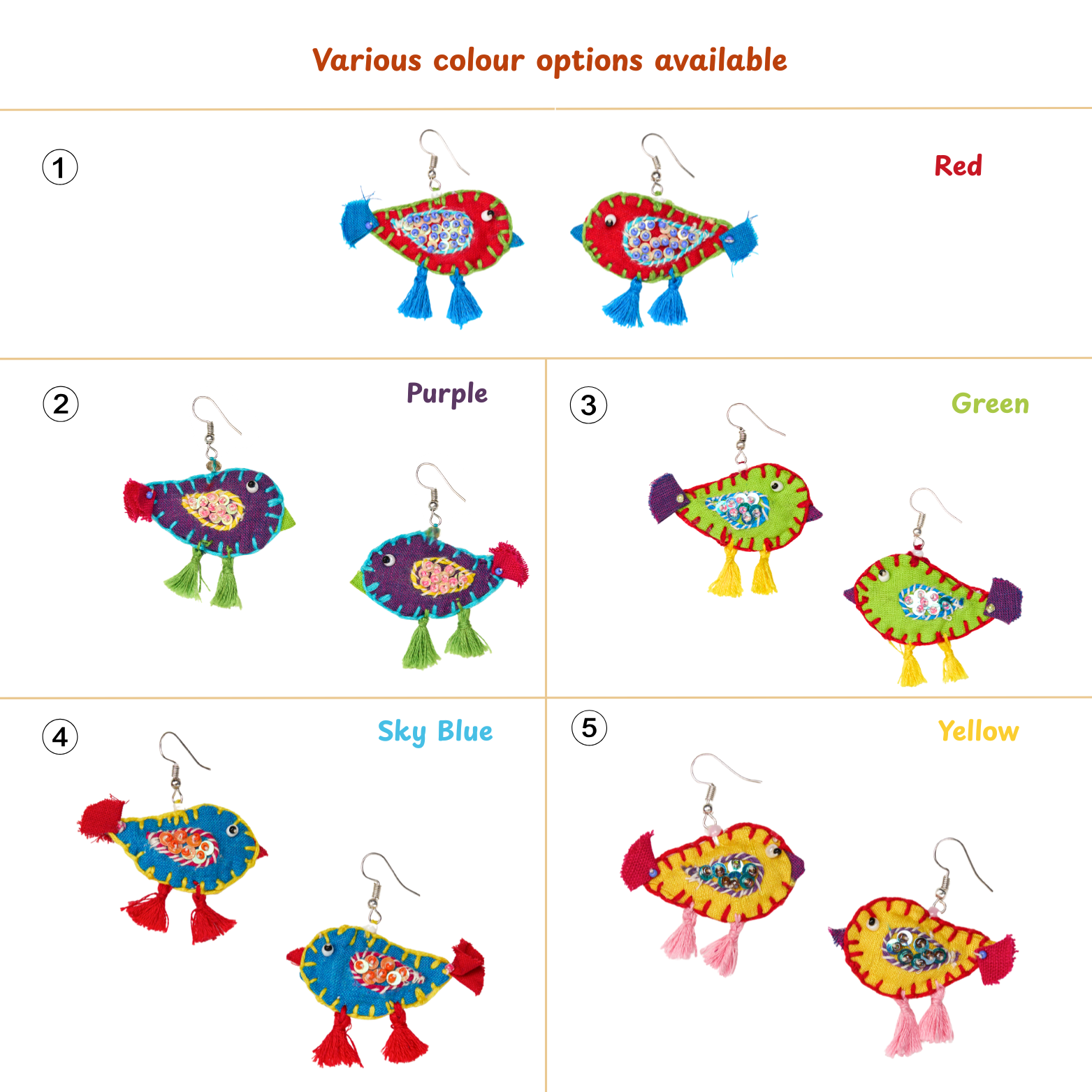 Chidiya Earrings
