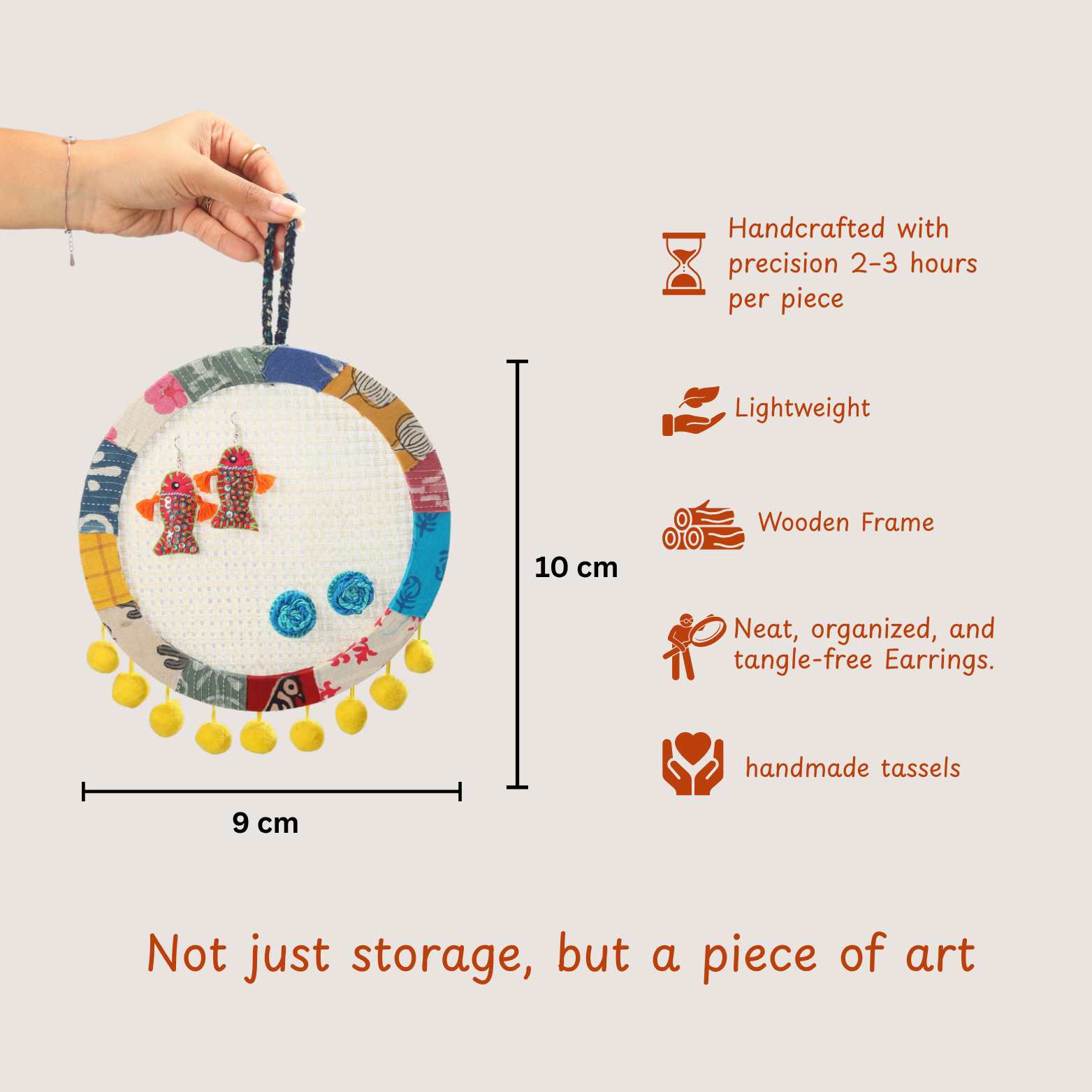 Round Earring Holder