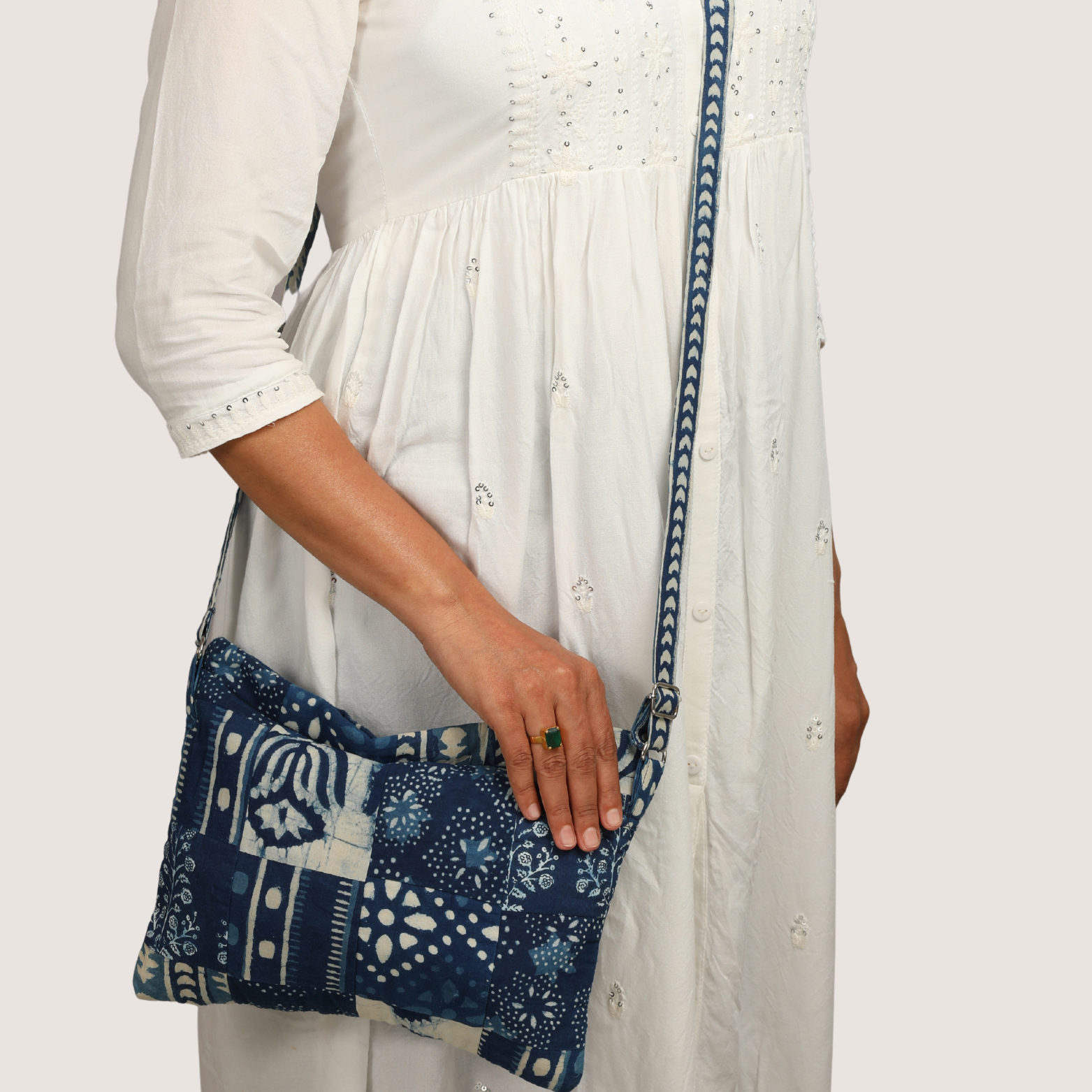 Fitoori Indigo Sling