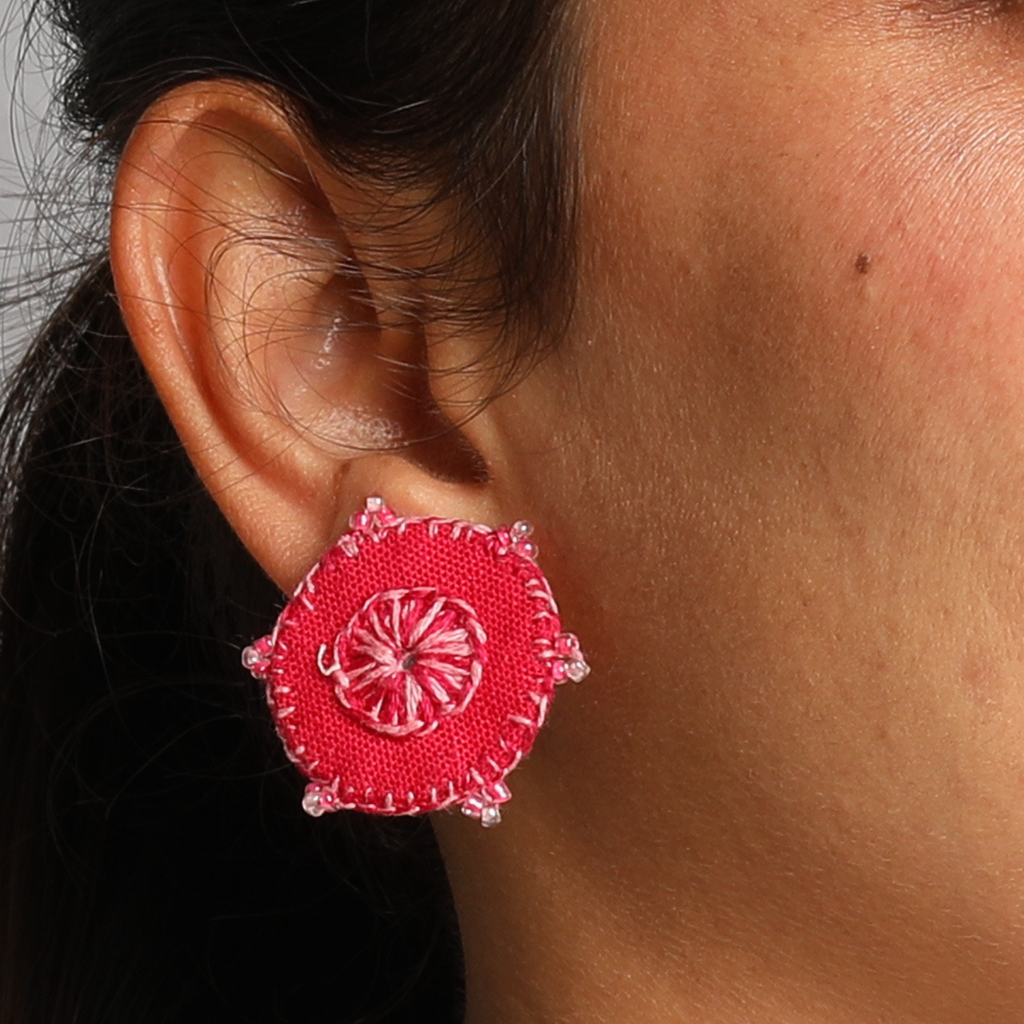 Phoolkari earrings