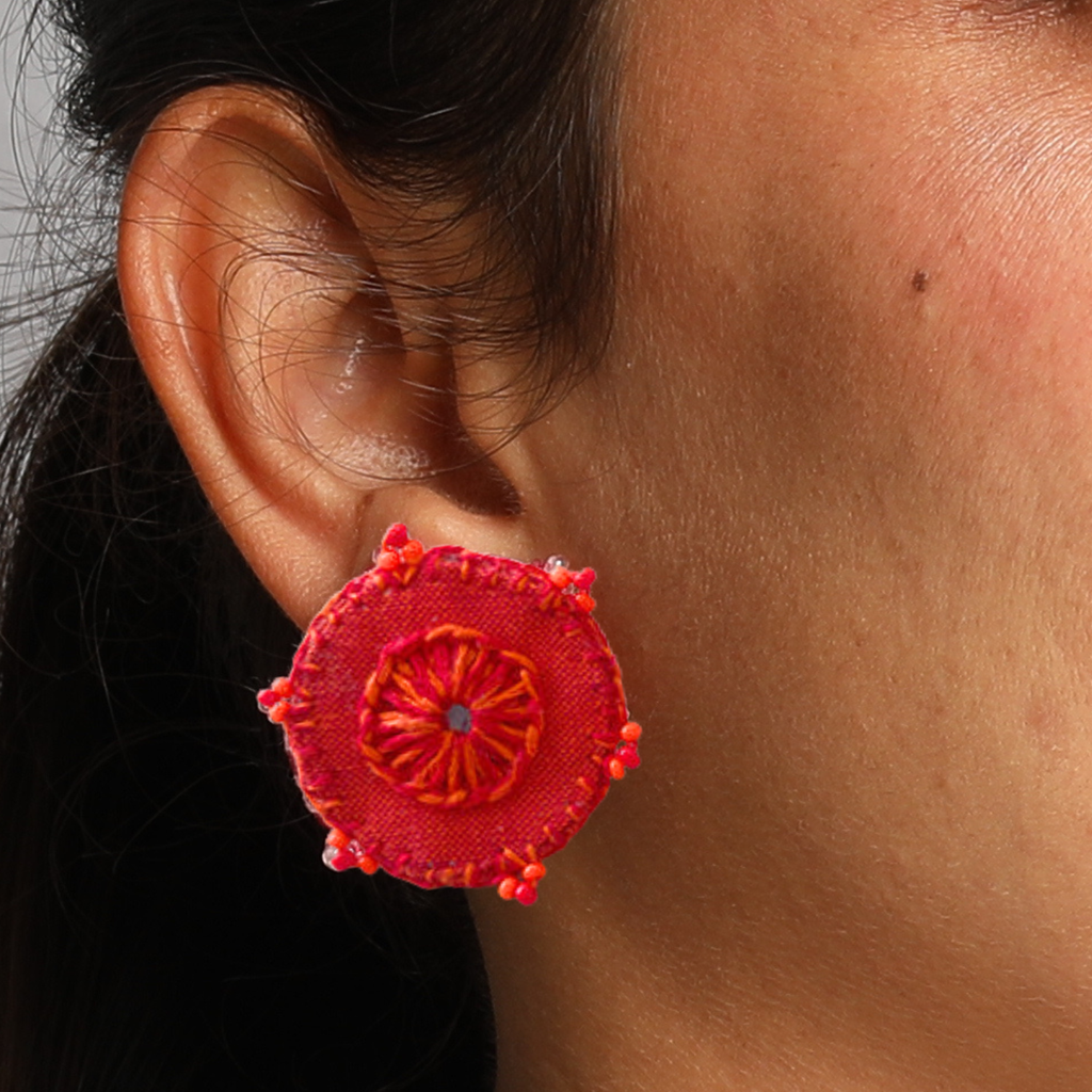 Phoolkari earrings