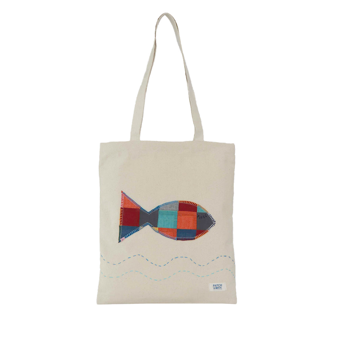 Animal Patchwork Tote Bag