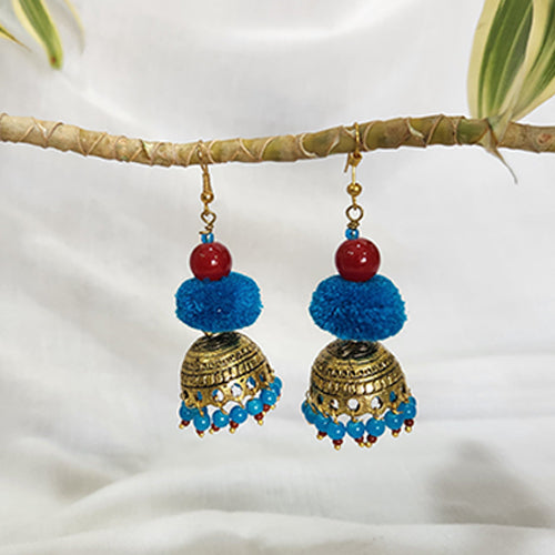 Pom Pom Earrings
