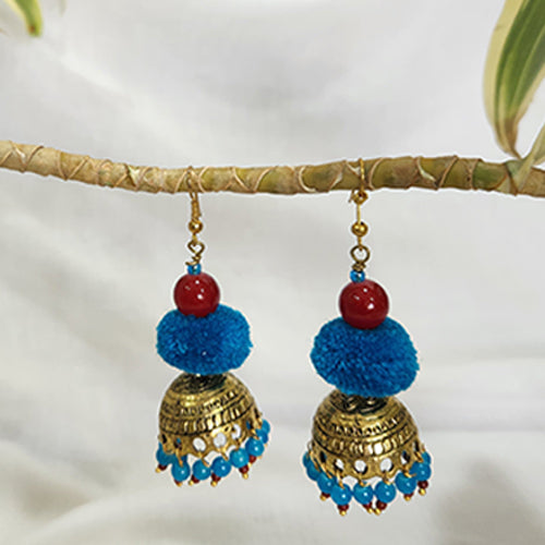 Pom Pom Earrings
