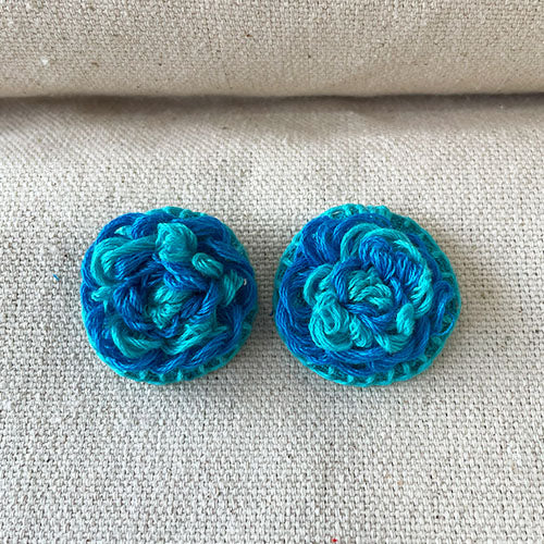Handcrafted Rose Earrings