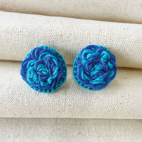 Handcrafted Rose Earrings