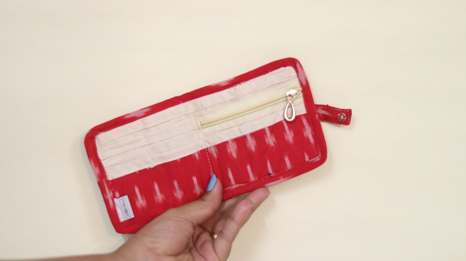 Ikat print wallets