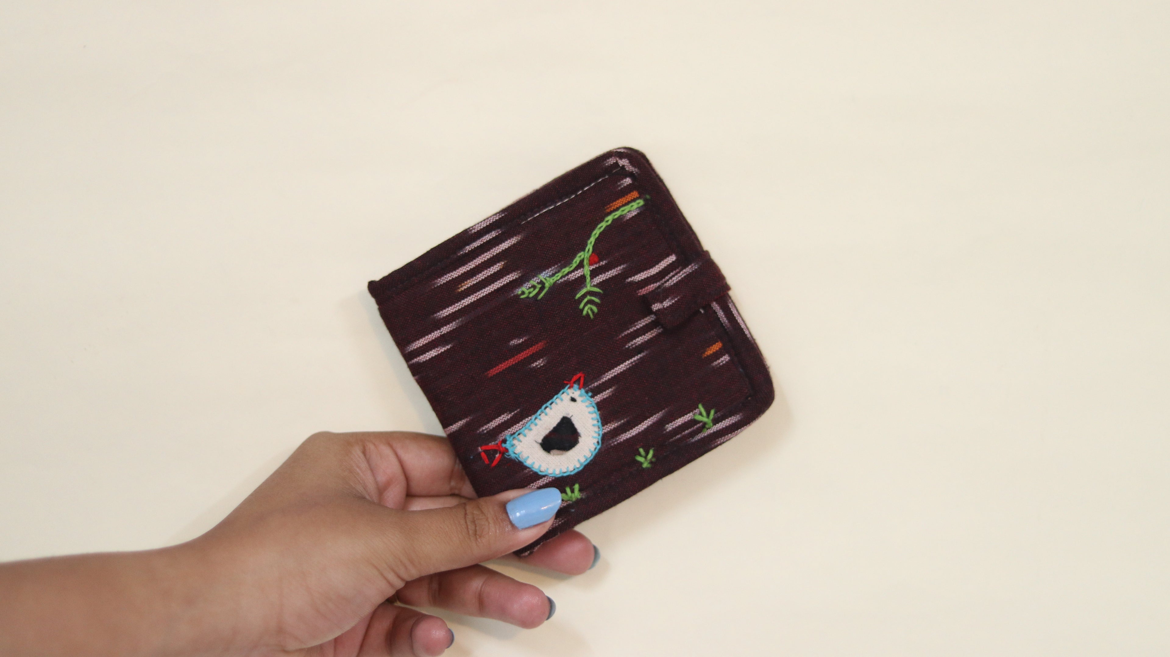 Ikat print wallets