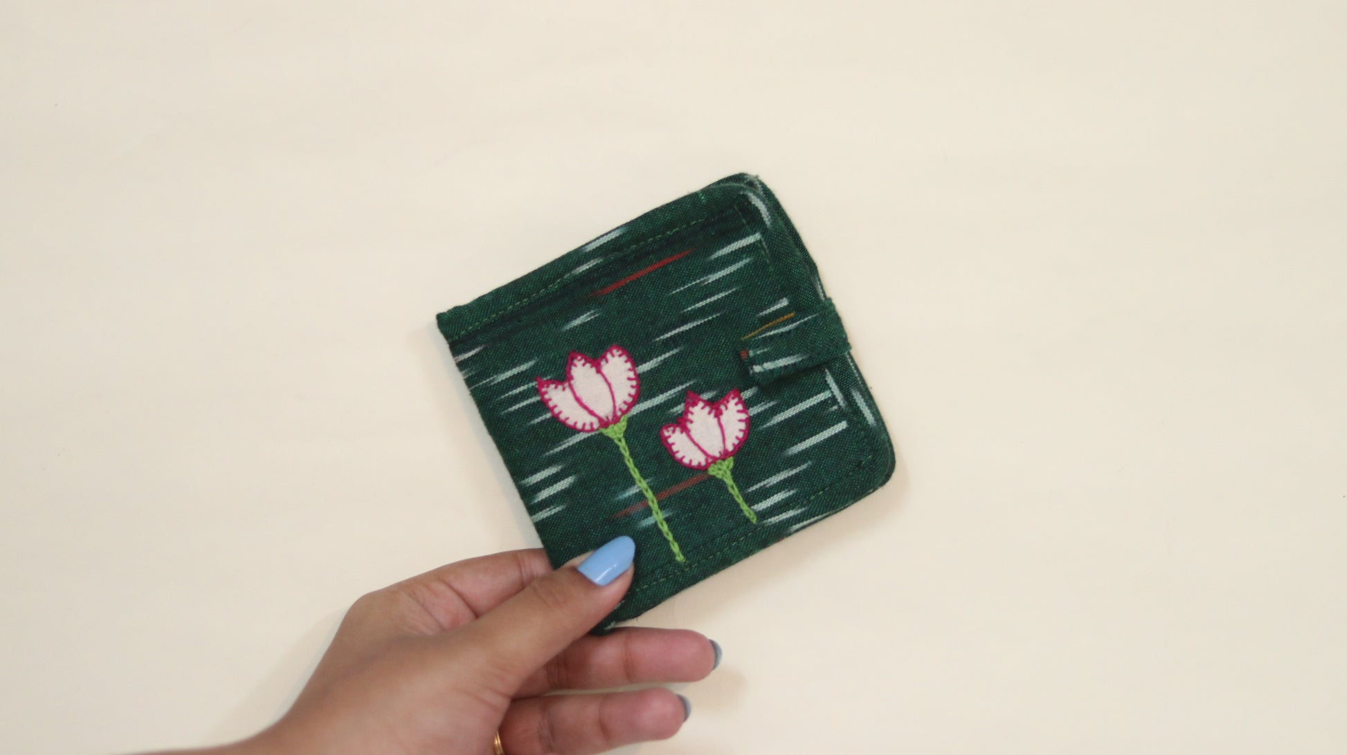 Ikat print wallets