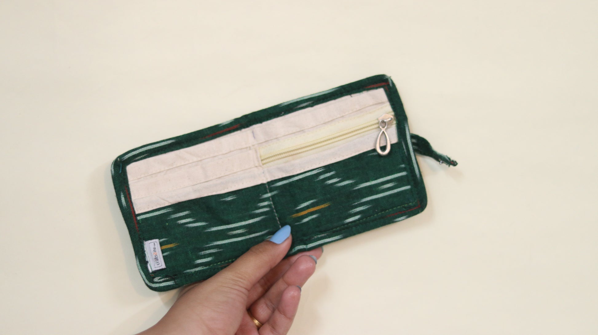 Ikat print wallets