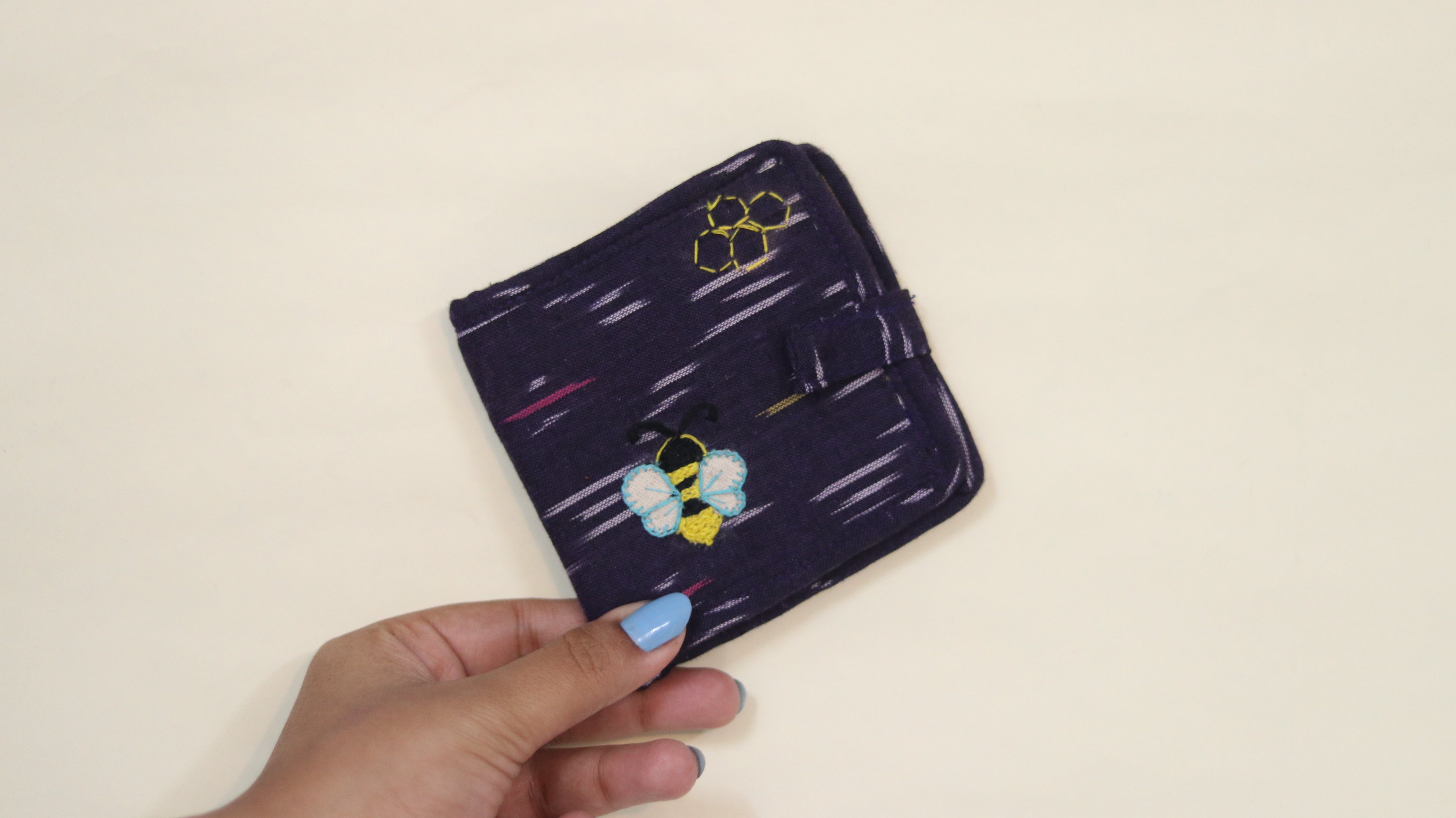 Ikat print wallets