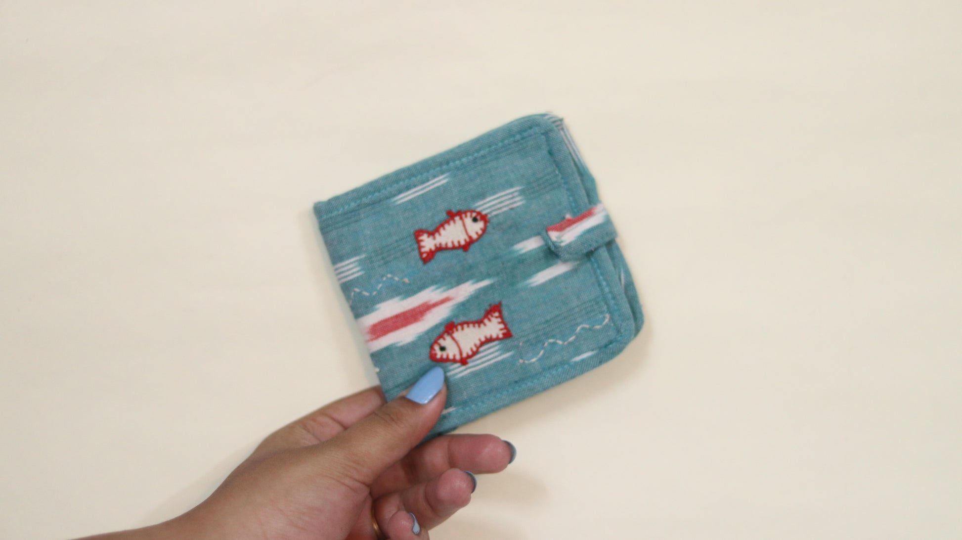 Ikat print wallets