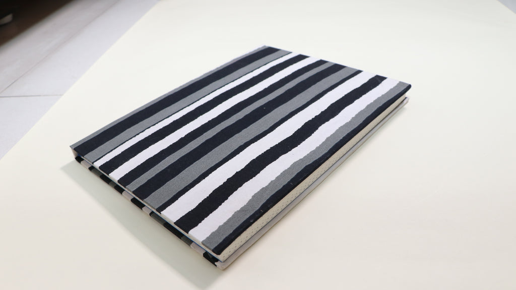 Black and white stripes Notebook