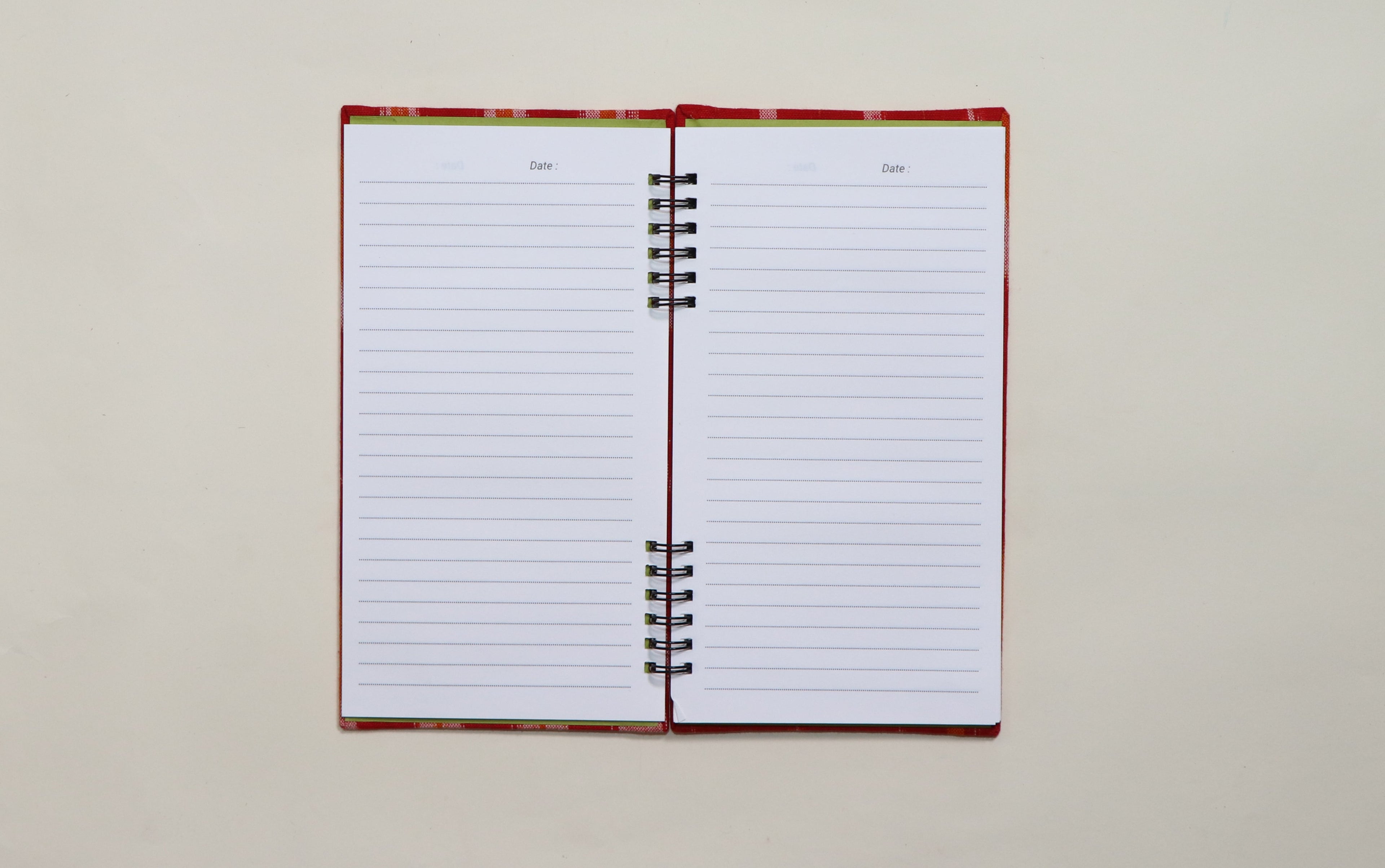 Ikat Red Slim Notebook
