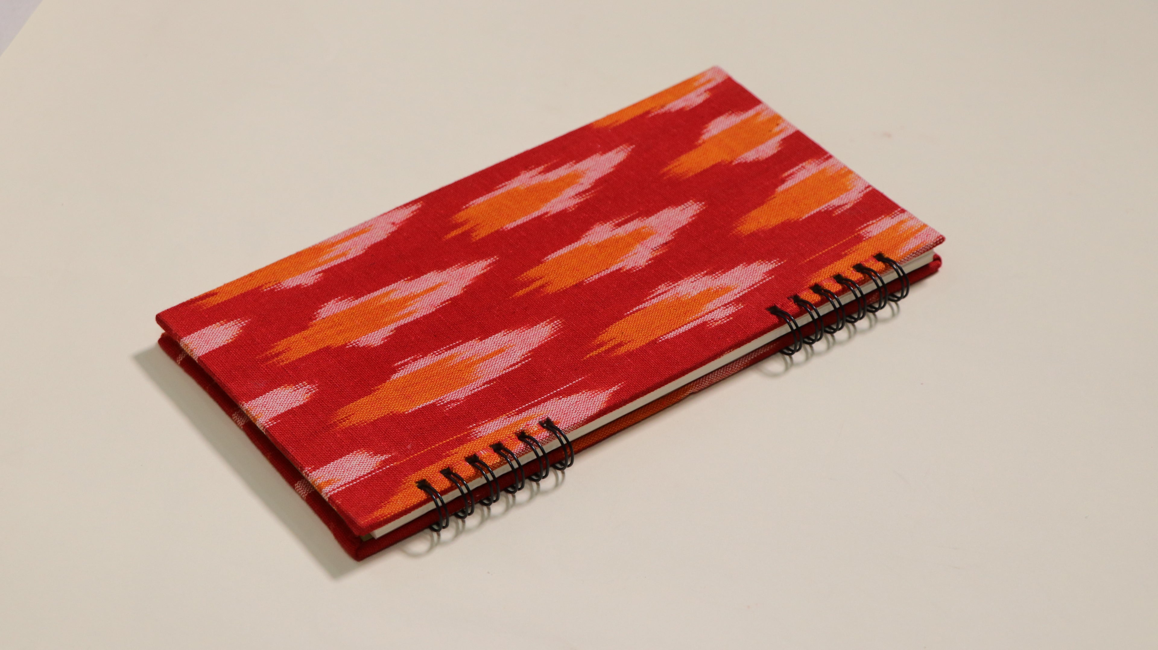 Ikat Red Slim Notebook
