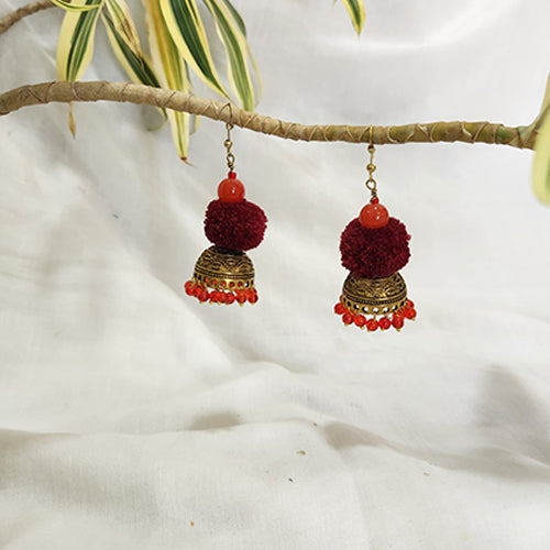 Pom Pom Earrings