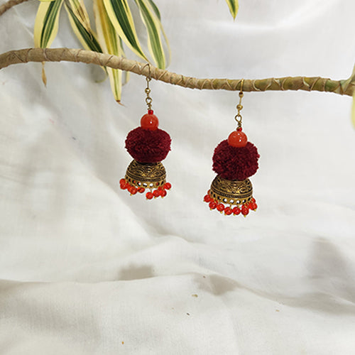 Pom Pom Earrings