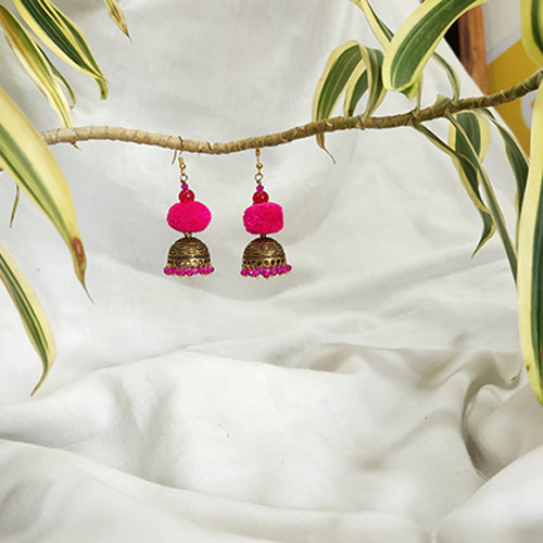 Pom Pom Earrings