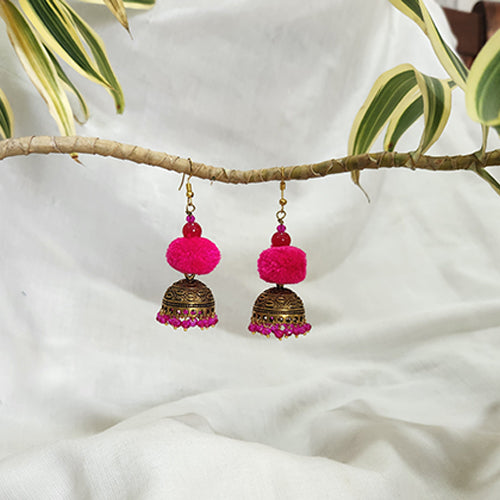 Pom Pom Earrings