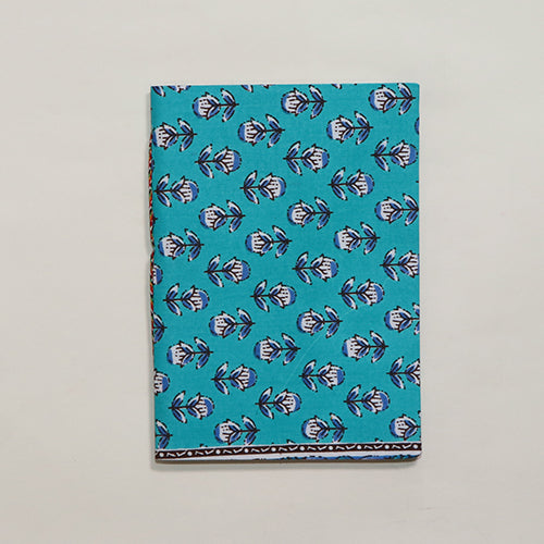 A5-Sky blue floral journal
