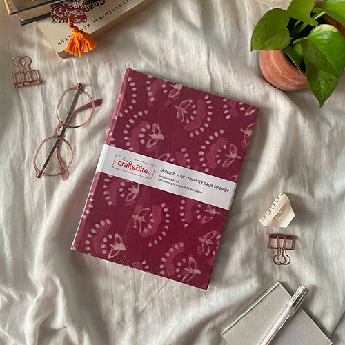Pink Floral Notebook