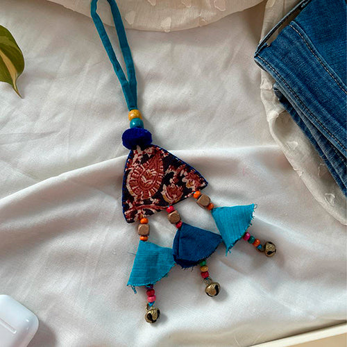 Kalamkari Ghunguroo Gehna Bag Charm