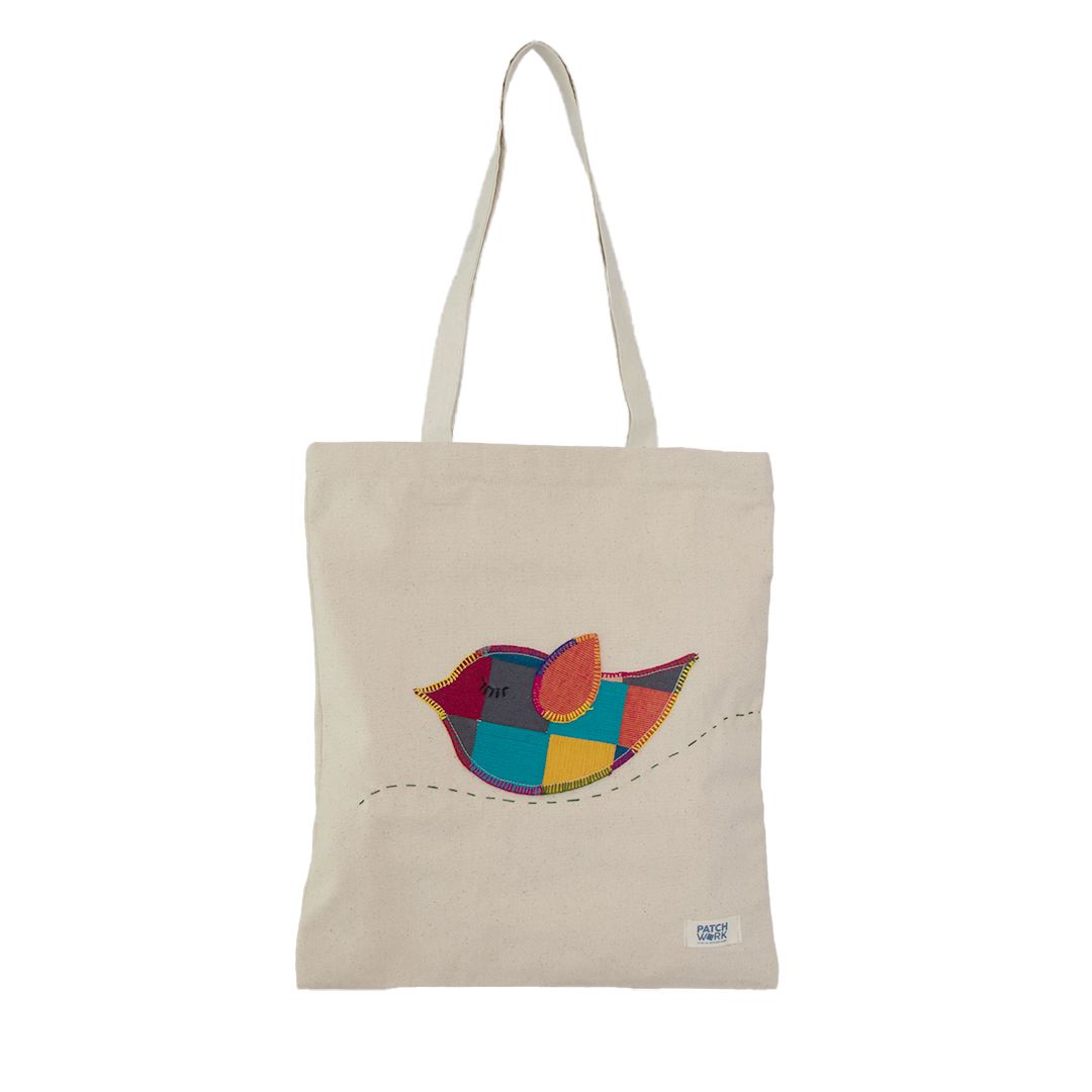Animal Patchwork Tote Bag