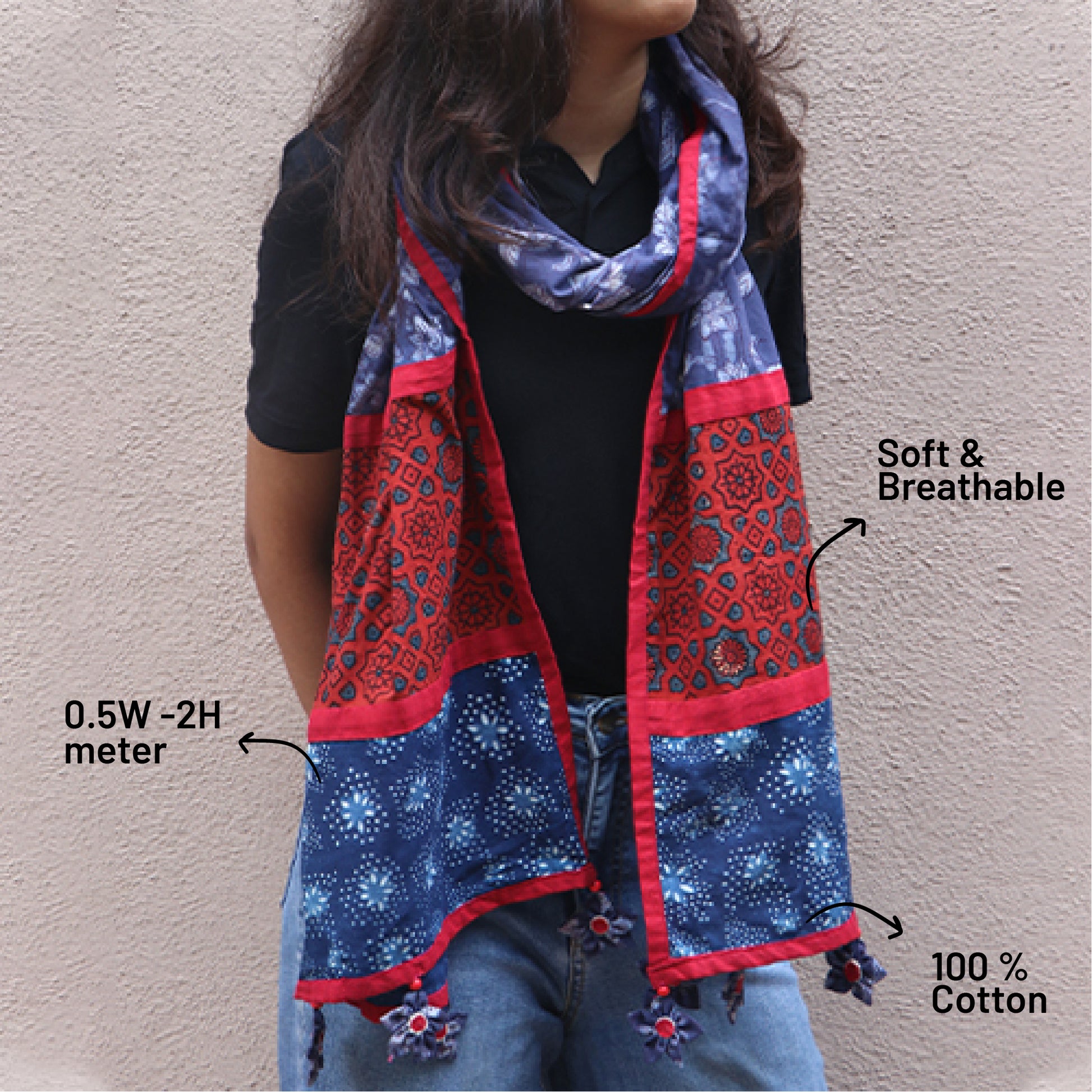 Ajarakh Indigo Ada