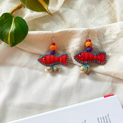 Fish Colorful earrings