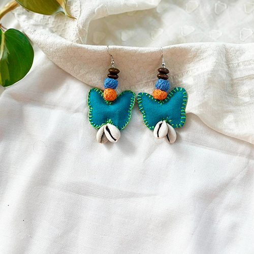 Blue Butterfly Earrings