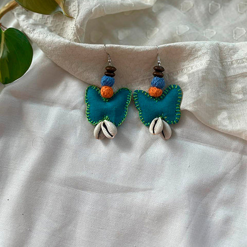 Blue Butterfly Earrings