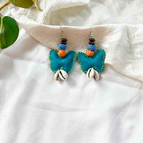 Blue Butterfly Earrings