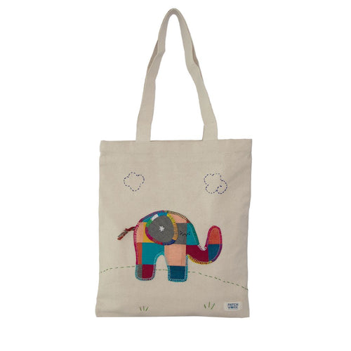 Animal Patchwork Tote Bag