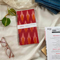 Ikat Red Slim Notebook