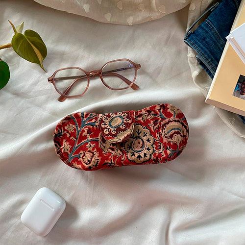 Kalamkari  Block Print Cotton Eyewear Cover
